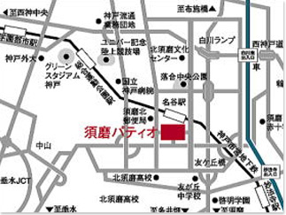 名谷パティオ店地図